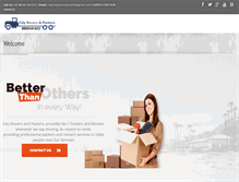 Tablet Screenshot of citymoversandpackers.com